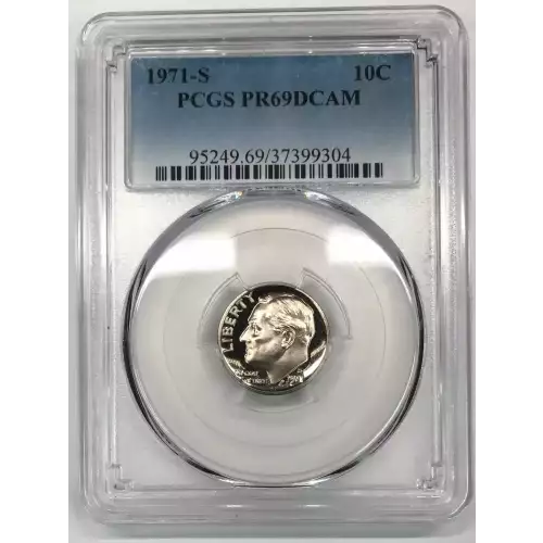 1971-S 10C, DCAM