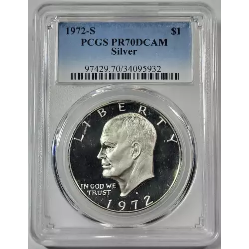 1972-S $1 Silver, DCAM