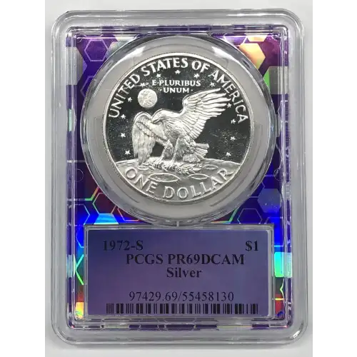 1972-S $1 Silver, DCAM