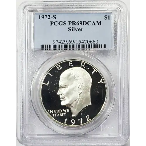 1972-S $1 Silver, DCAM