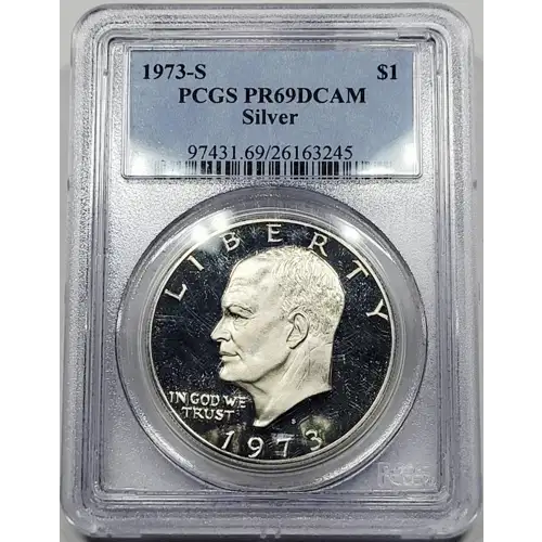 1973-S $1 Silver, DCAM (3)