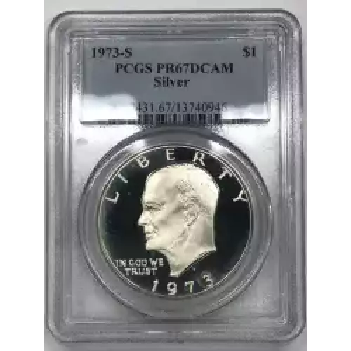 1973-S $1 Silver, DCAM