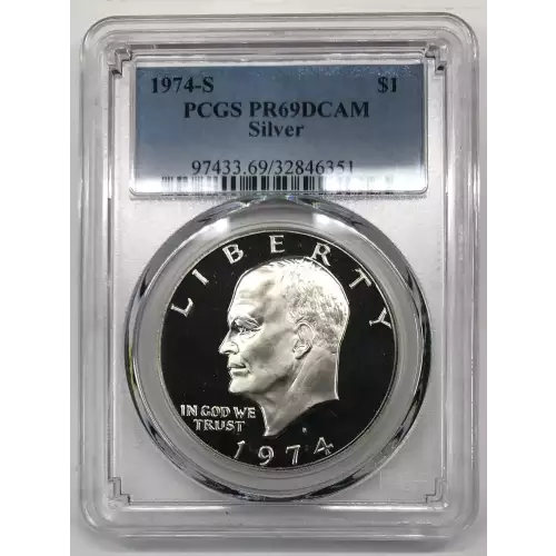 1974-S $1 Silver, DCAM (2)