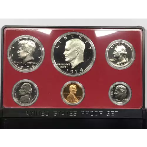 1974 US Mint Proof Set w OGP Box