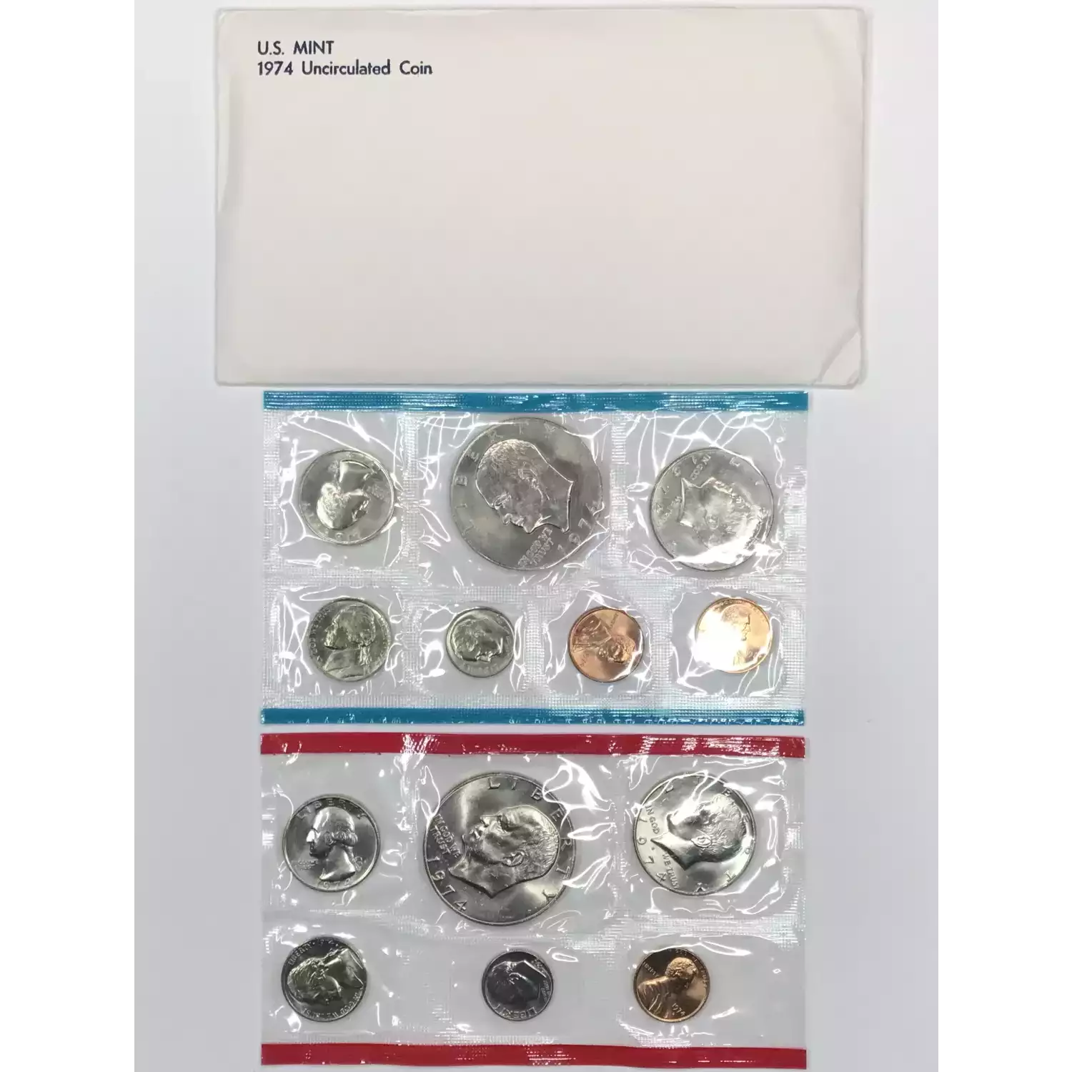 1974 US Mint Uncirculated 13-Coin Set - P & D