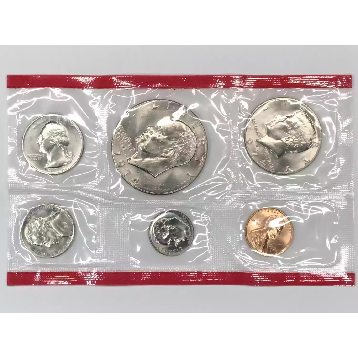1974 US Mint Uncirculated 13-Coin Set - P & D (3)