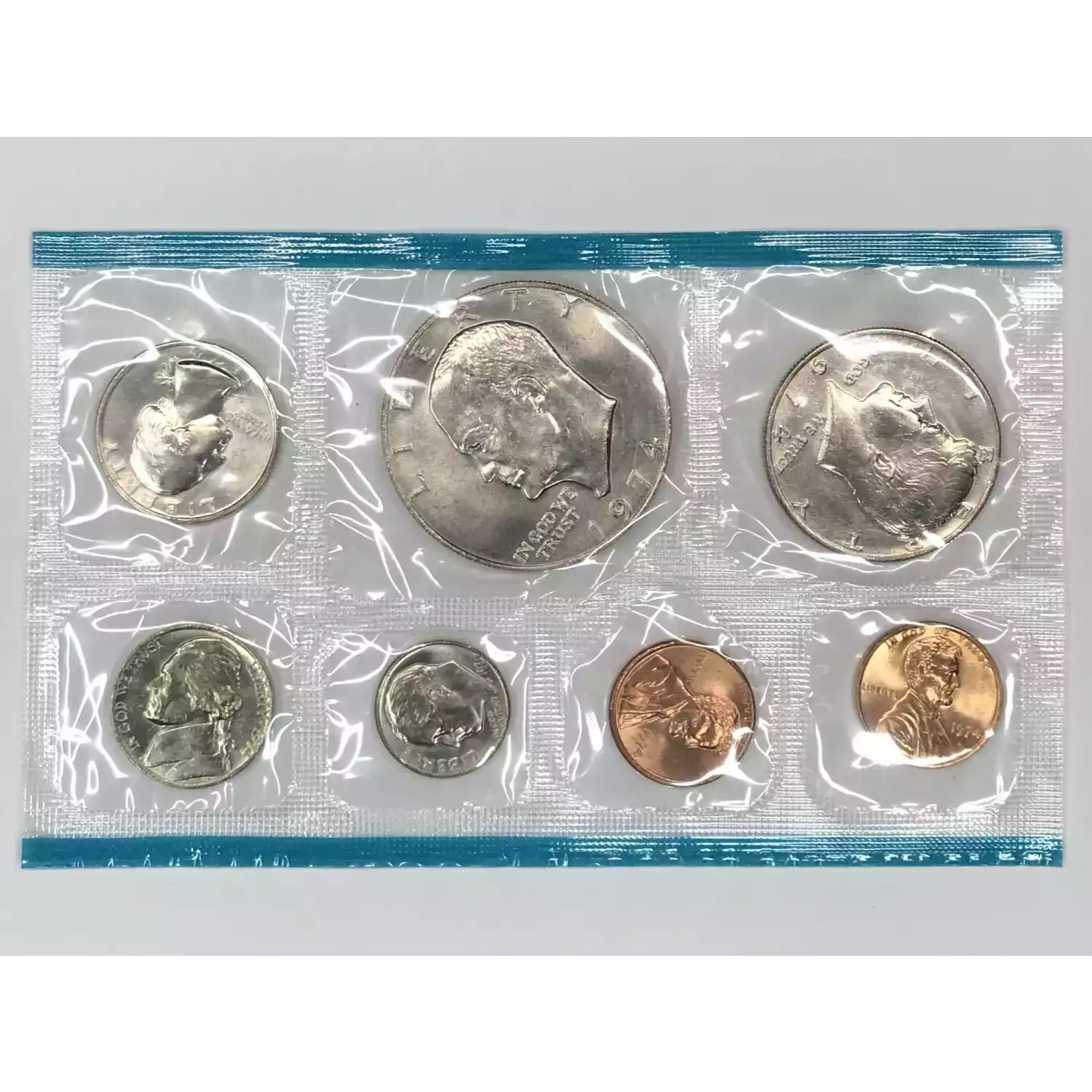 1974 US Mint Uncirculated 13-Coin Set - P & D (5)