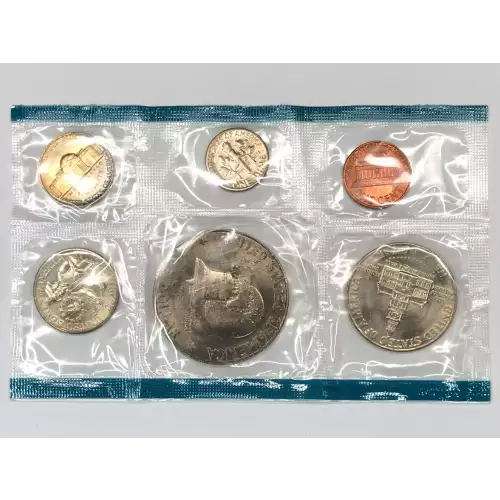 1975 US Mint Uncirculated 12-Coin P&D Set - Type 1 Eisenhower Dollar (6)