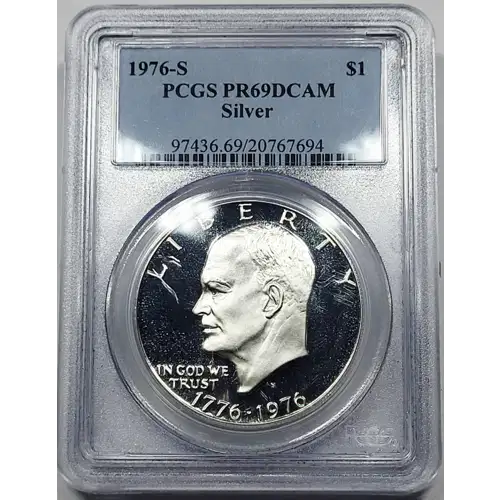 1976-S $1 Silver, DCAM (3)