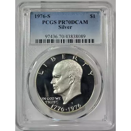 1976-S $1 Silver, DCAM