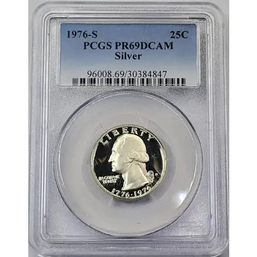 1976-S 25C Silver, DCAM