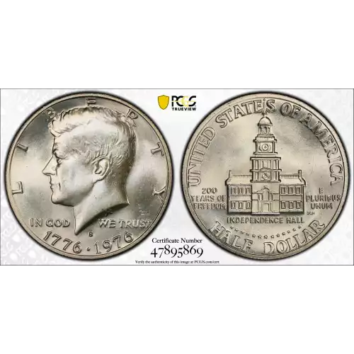 1976-S 50C Silver, DDO FS-101