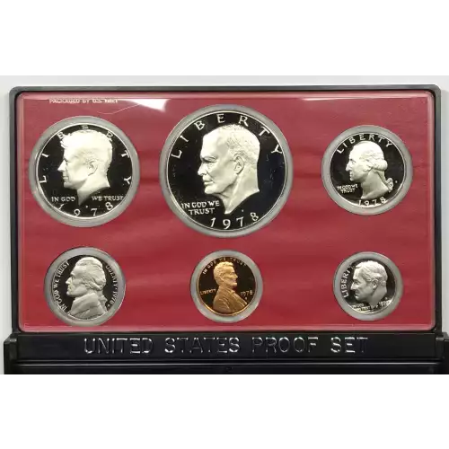 1978 US Mint Proof Set w OGP Box