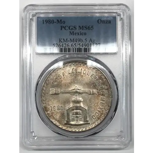 1980-Mo Onza KM-M49b.5  Ag
