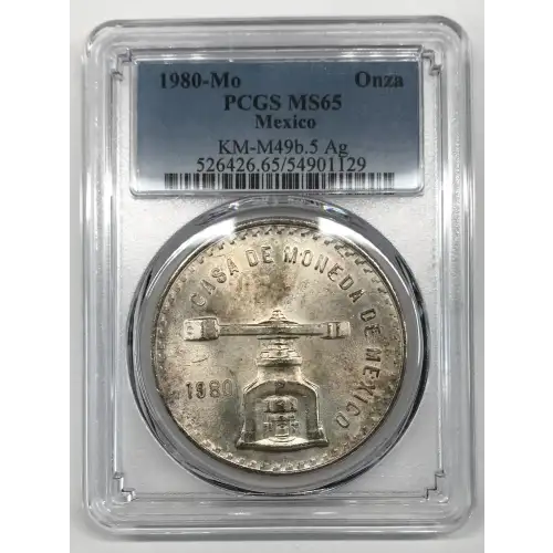 1980-Mo Onza KM-M49b.5  Ag