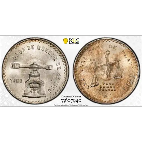 1980-Mo Onza KM-M49b.5  Ag (4)