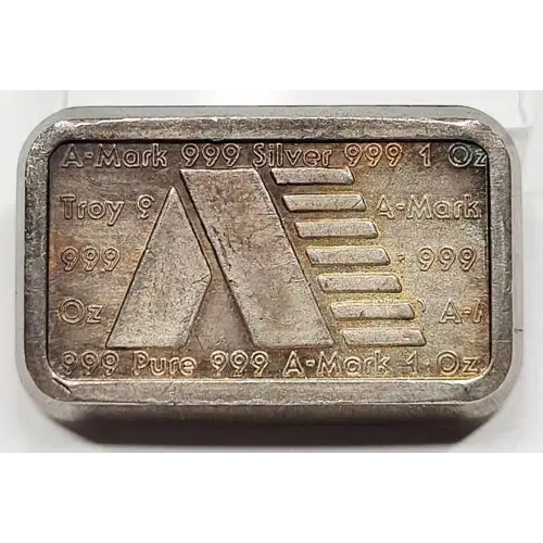 1981 1 oz Silver Bar A-Mark .999 Fine 1oz Silver generic