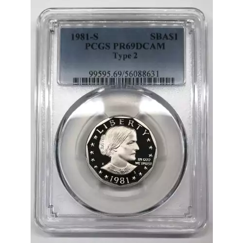 1981-S SBA$1 Type 2, DCAM