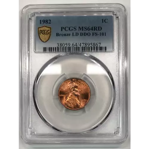 1982 1C Bronze LD DDO FS-101, RD (2)