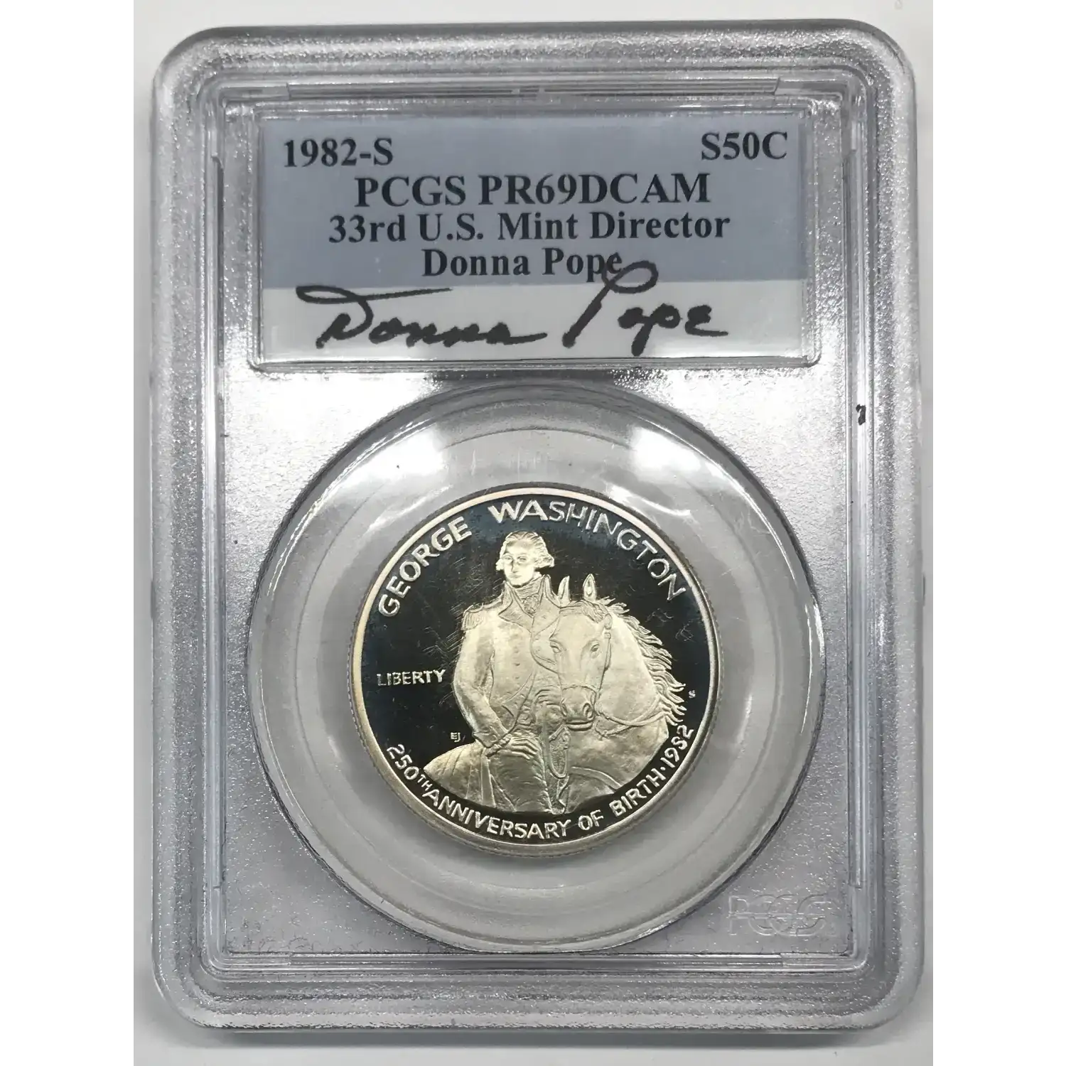 1982-S George Washington 250th Commemorative Silver Half Dollar