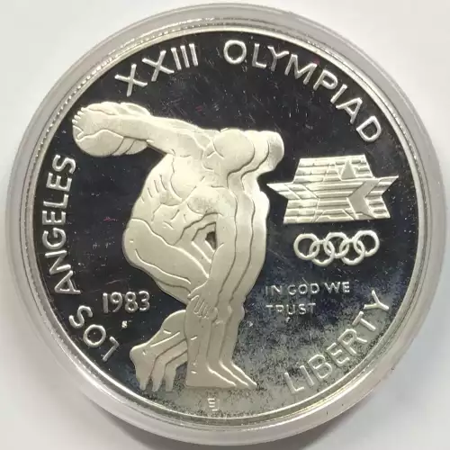 1983-1984-S Los Angeles Olympic Two-Coin Proof Silver Dollar Set w US Mint OGP