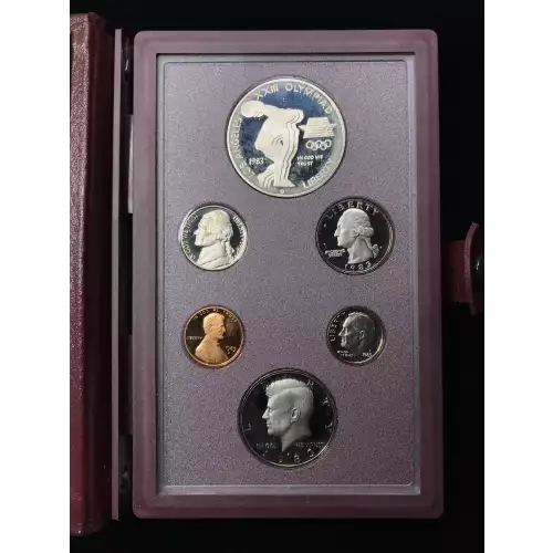 1983 Prestige Proof Set w US Mint OGP Box & COA (6)