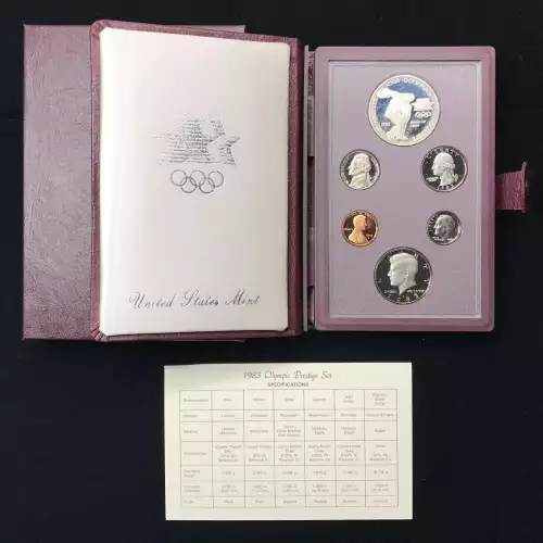 1983 Prestige Proof Set w US Mint OGP Box & COA