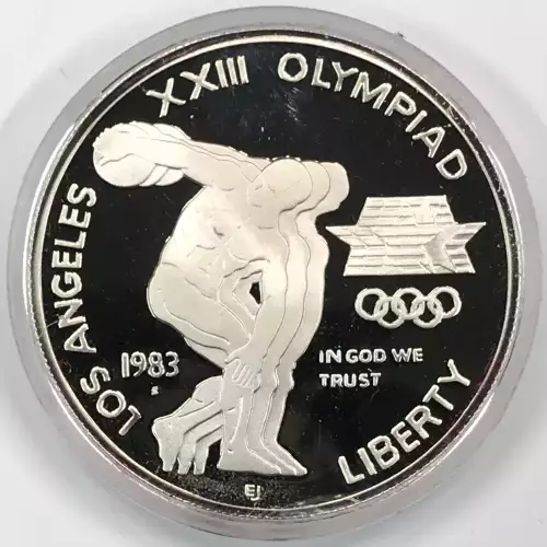 1983-S Los Angeles Olympic Proof Silver Dollar w US Mint OGP - Box & COA (2)