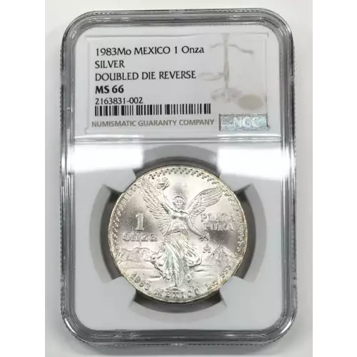 1983Mo SILVER DOUBLED DIE REVERSE