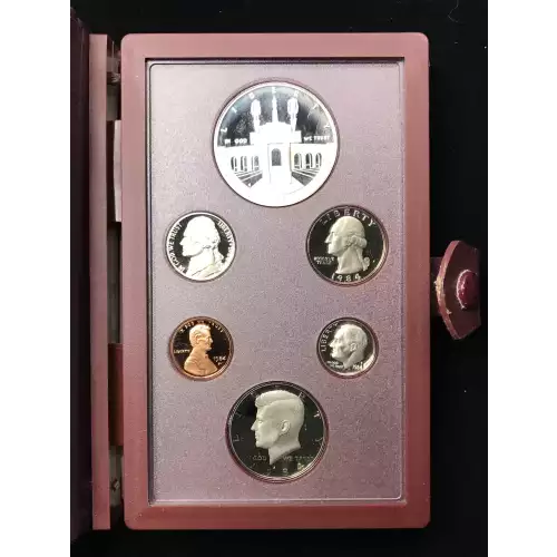 1984 Prestige Proof Set w US Mint OGP Box & COA (6)
