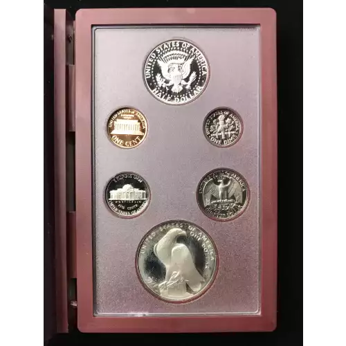 1984 Prestige Proof Set w US Mint OGP Box & COA (7)