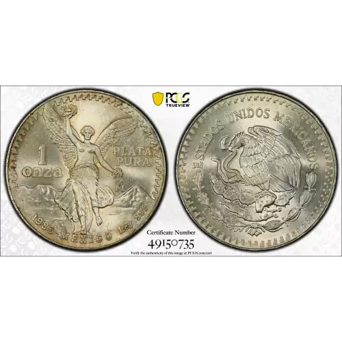1985-Mo Onza Libertad Silver