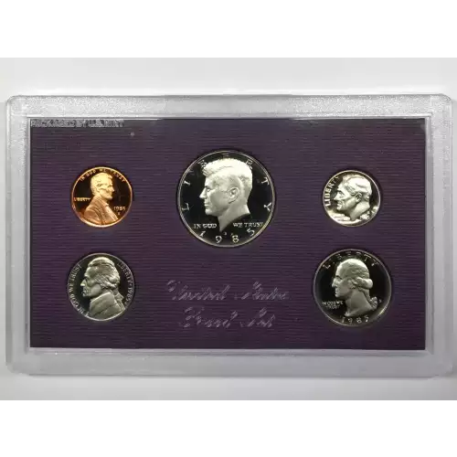 1985 US Mint Proof Set w OGP - Box & COA