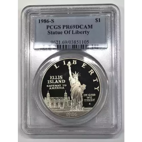 1986-S $1 Statue Of Liberty, DCAM (3)