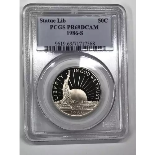 1986-S 50C Statue Of Liberty, DCAM