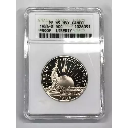1986-S 50C Statue Of Liberty, DCAM