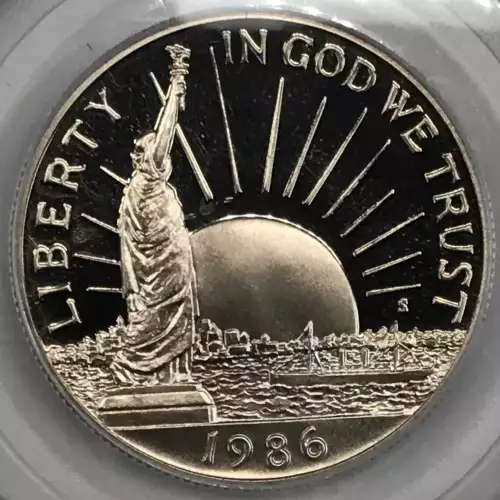 1986-S 50C Statue Of Liberty, DCAM (2)