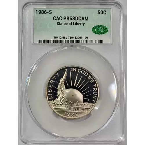 1986-S Statue of Liberty 50c DCAM (Proof)