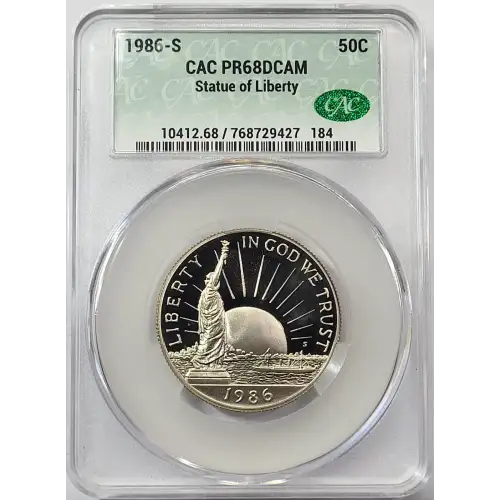 1986-S Statue of Liberty 50c DCAM (Proof) (4)