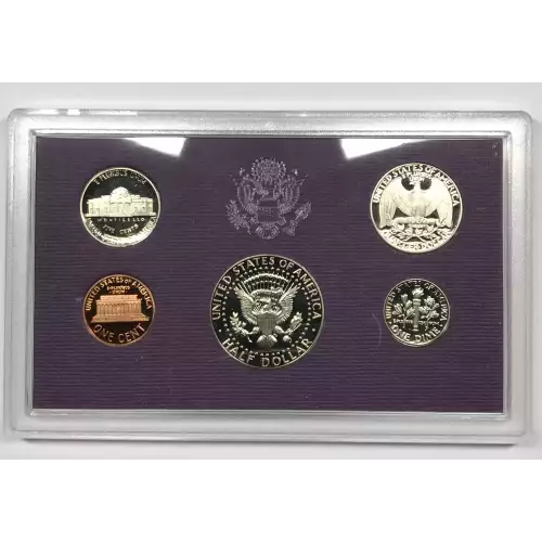 1986 US Mint Proof Set w OGP - Box & COA