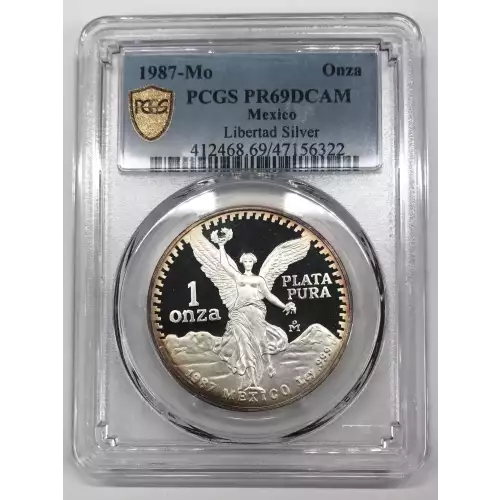 1987-Mo Onza Libertad Silver, DCAM (2)