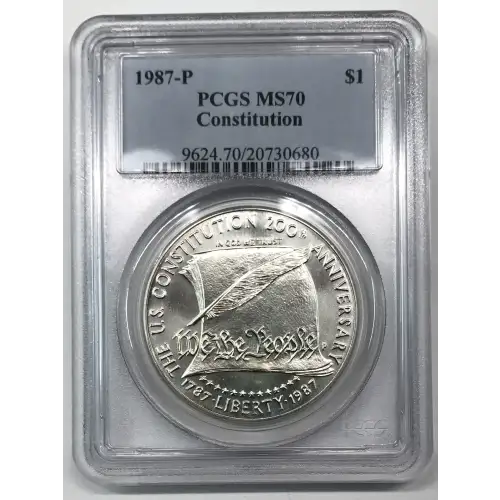 1987-P $1 Constitution