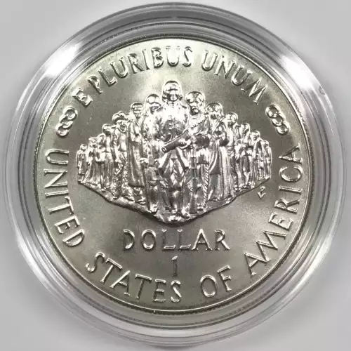 1987-P Constitution Bicentennial Uncirculated Silver Dollar w US Mint Box & COA (3)