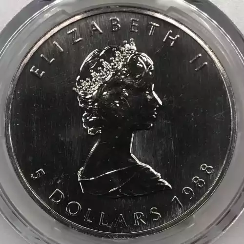 1988 $5 Maple Leaf 1oz Ag (5)