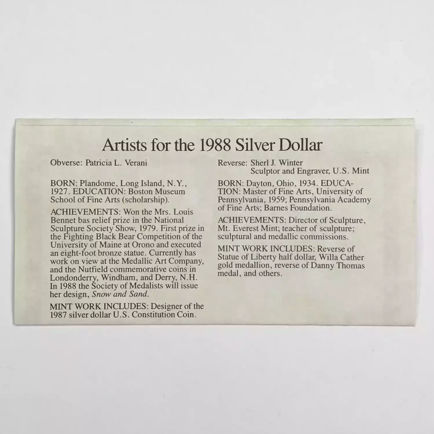 1988-D Seoul Olympic Uncirculated Silver Dollar w US Mint OGP - Box & COA (5)