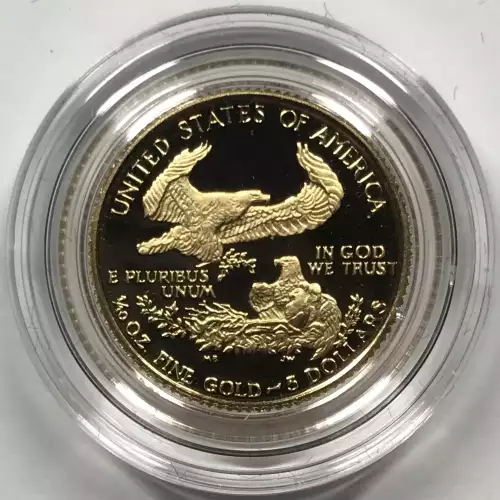 1988-P Proof 1/10 oz $5 Gold Eagle w US Mint OGP - Box & COA - MCMLXXXVIII (10)