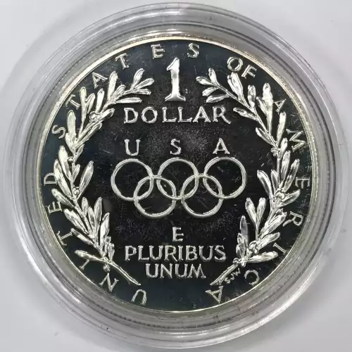 1988-S Seoul Olympic Proof Silver Dollar w US Mint OGP - Box & COA (4)