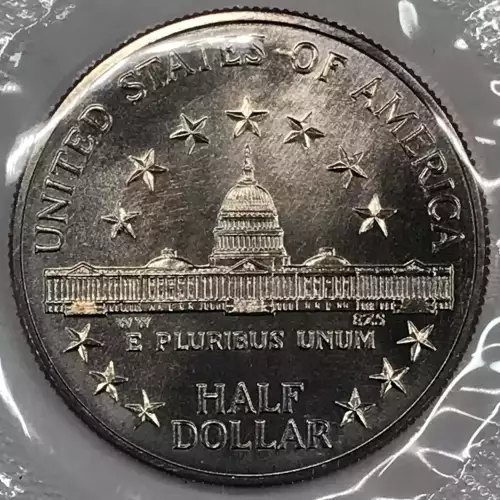 1989-D Congress Bicentennial Uncirculated Clad Half Dollar w US Mint OGP & COA 