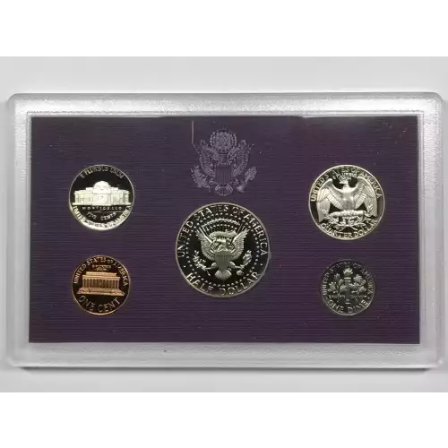 1989 US Mint Proof Set w OGP - Box & COA