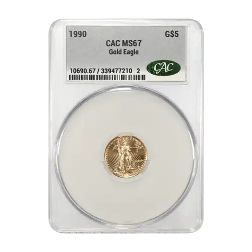 1990 Gold Eagle G$5 (2)